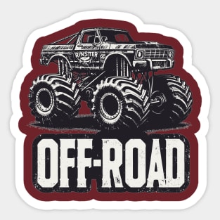 Off road monster truck Sticker